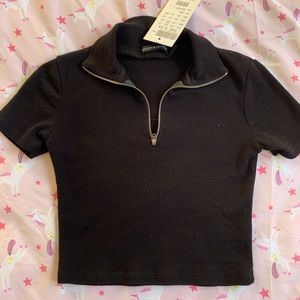 Cropped Collared shirt